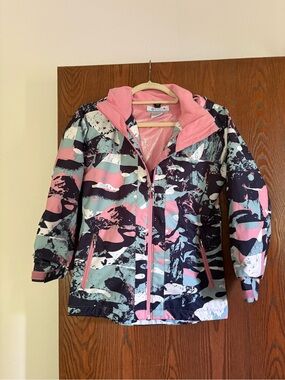 Columbia Kids Pink, Mint & Navy Lightweight Jacket